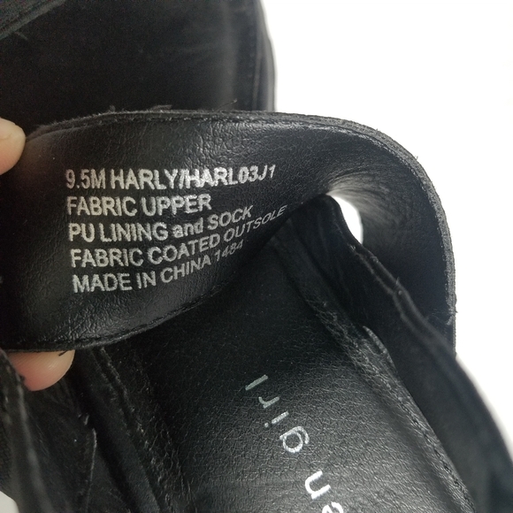 MADDEN GIRL WOMEN'S BLACK CHUNKY HEEL SANDALS SIZE 9.5 - Picture 3 of 16